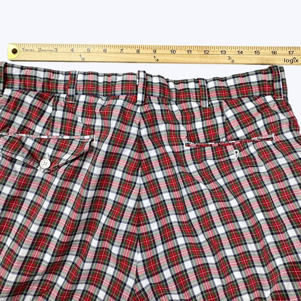 Vintage Polo Ralph Lauren Men's Bleeker Shorts Size 36 Plaid Bradburry Fit - Picture 2 of 11